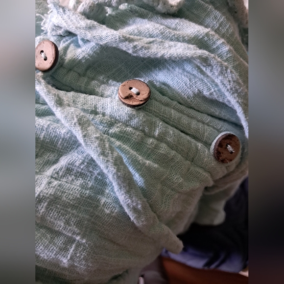 Free People Summer Struttin' Mini in Aqua Teal Size L - Picture 12 of 13